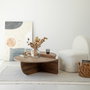 Hanah Home Podium Wood - Walnut Juego de mesa de centro